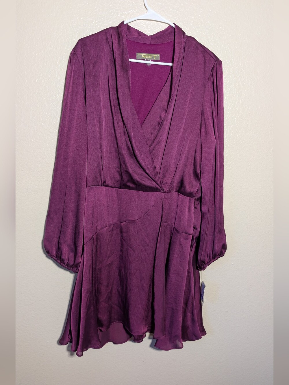 Melonie T Deep Plum Blouse -BB